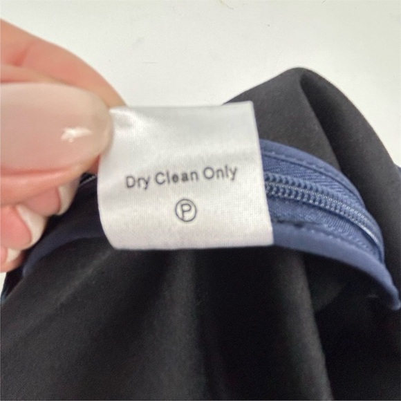 Tuckernuck Women's Wide-Leg Pants Blue Velvet Size L Casual Comfort - Picture 10 of 11